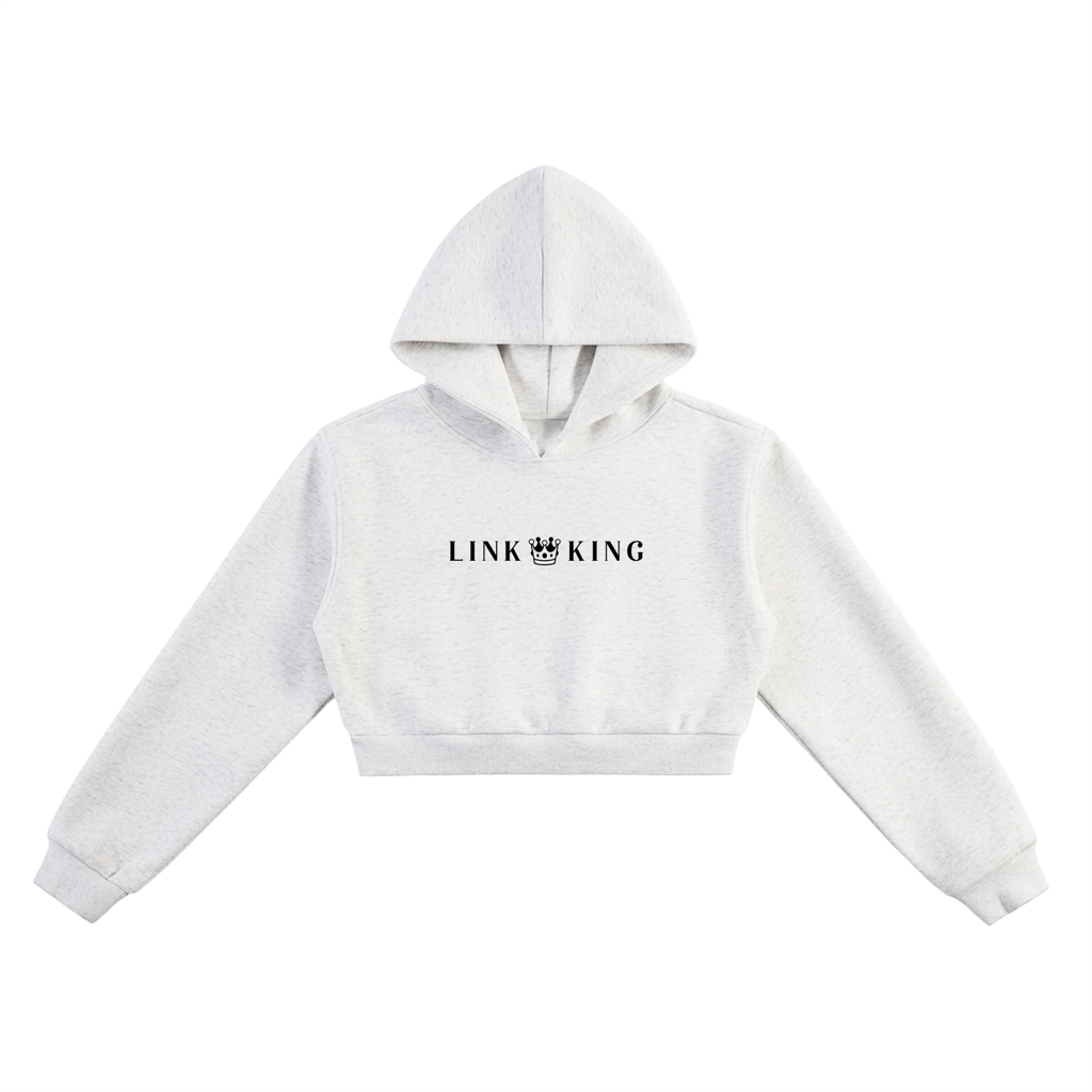 Link King Essential Cropped Hoodie