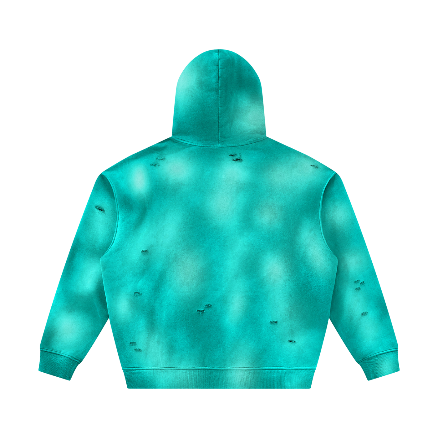 Link King 98 Sunfade Frayed Fleece Hoodie