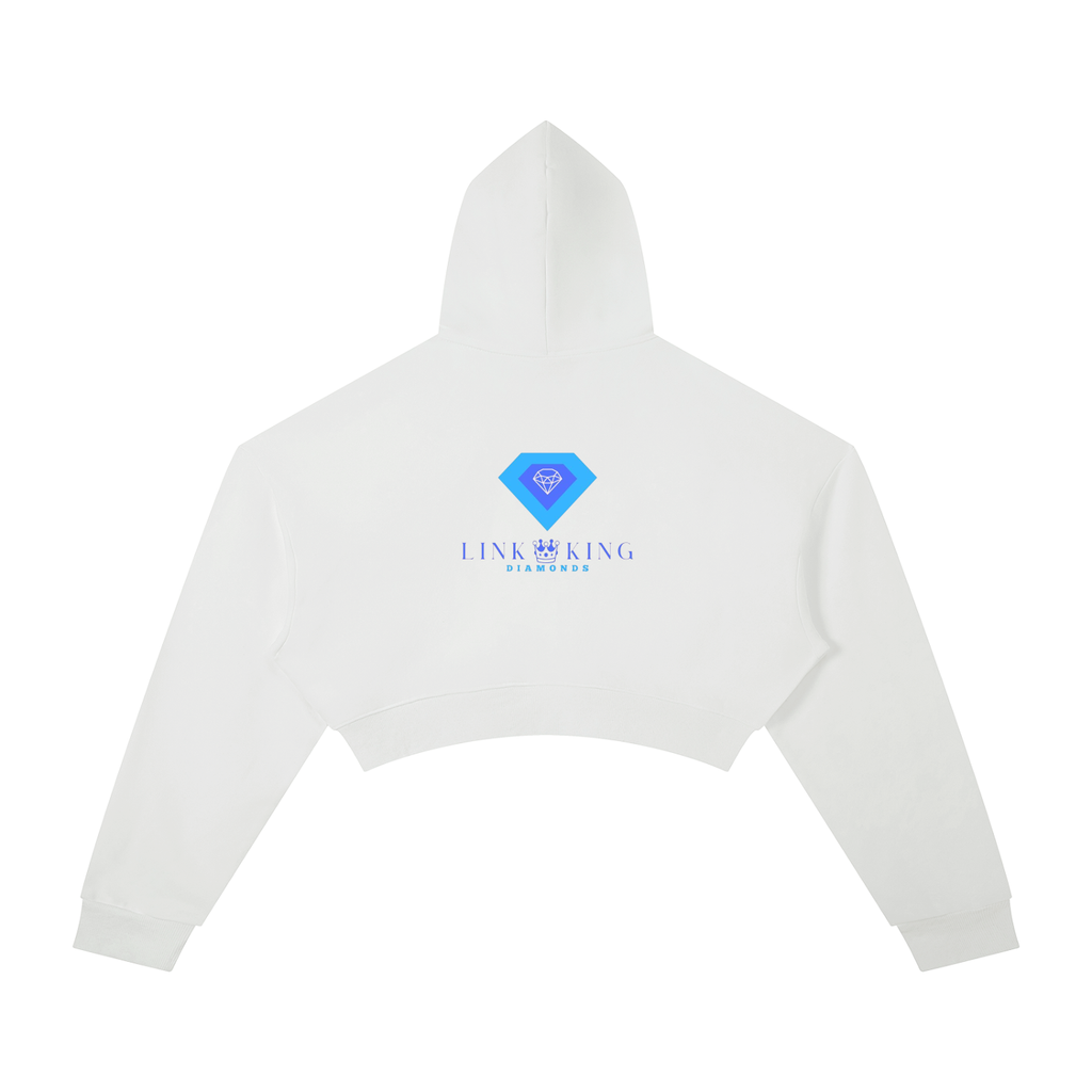 Link King Diamonds Essential Cropped Hoodie