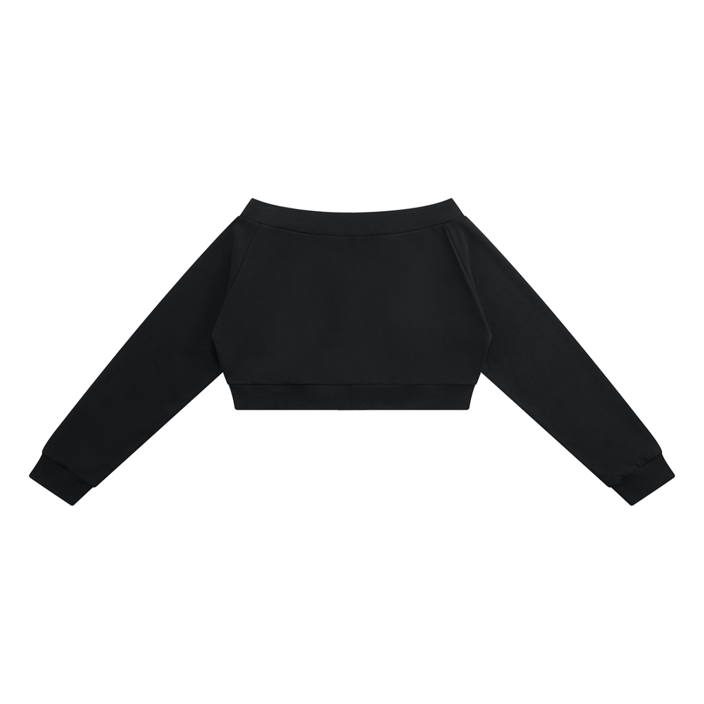 Link King Diamonds Women's Off-Shoulder Full Zip Hoodie