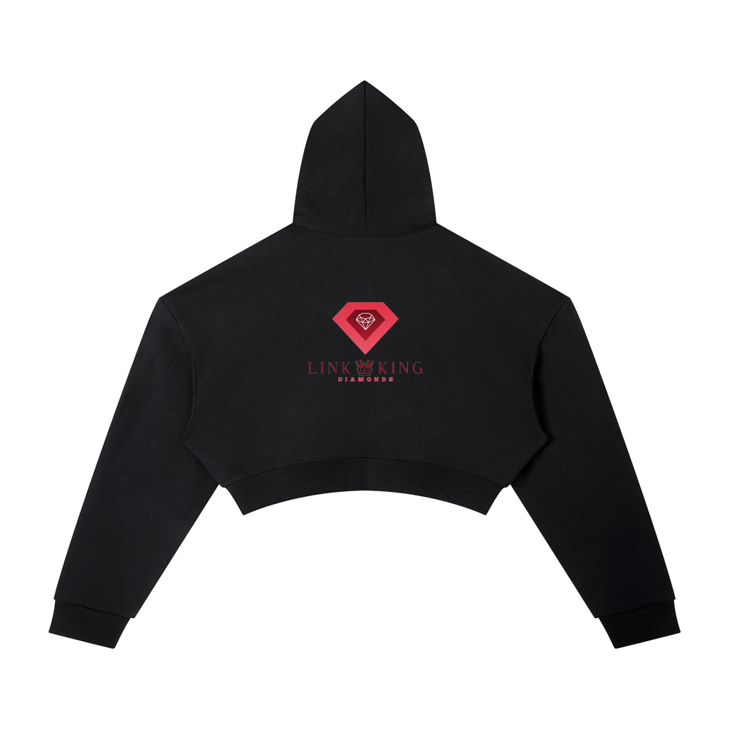 Link King Diamonds Essential Cropped Hoodie