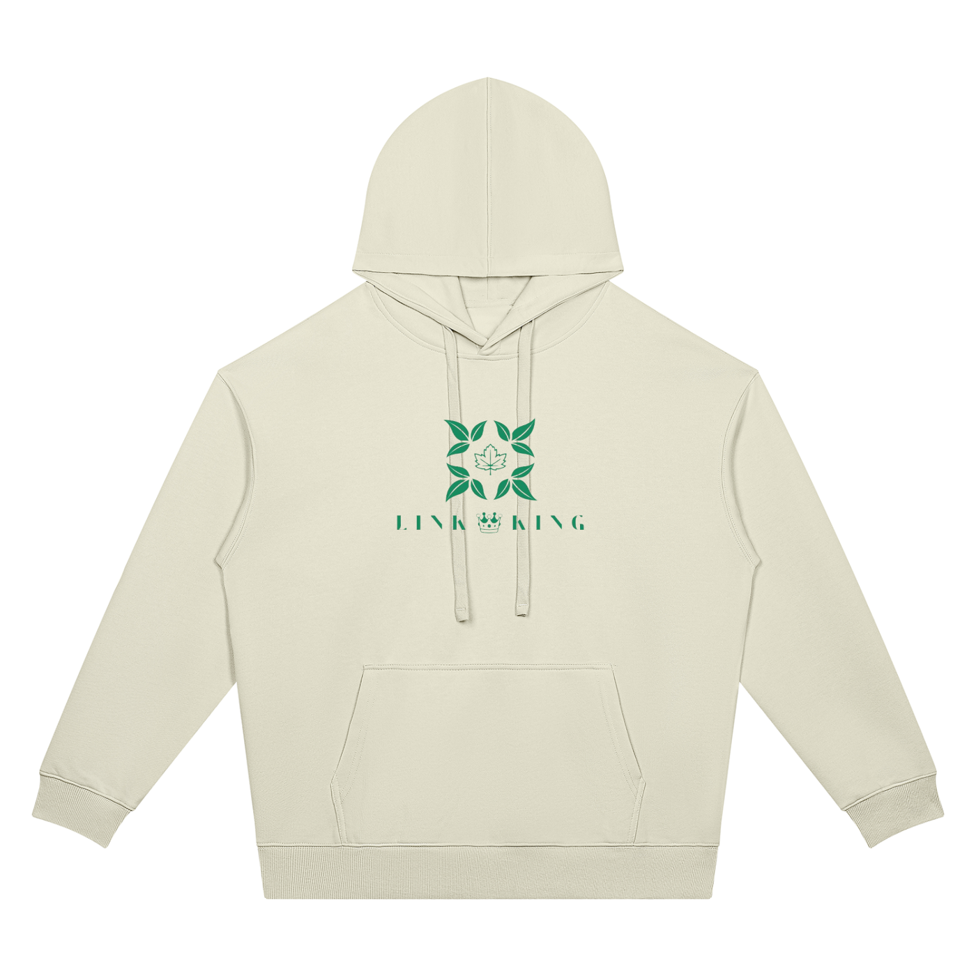 Link King Sweet Leaf Oversized Drop Shoulder Hoodie