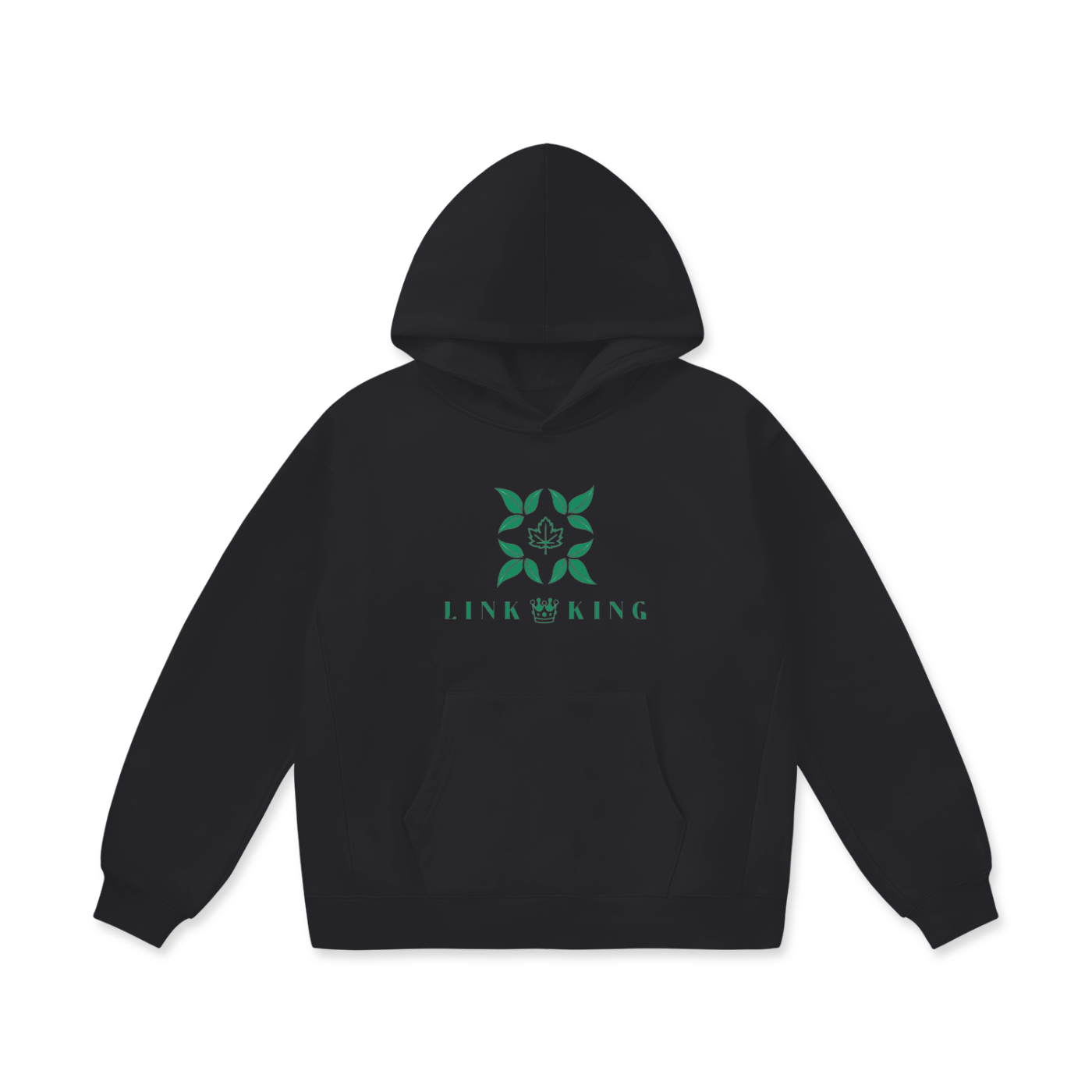 Link King Sweet Leaf Oversize Heavyweight Fleece Hoodie