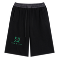 Link King Sweet Leaf  Plaid Waistband Shorts