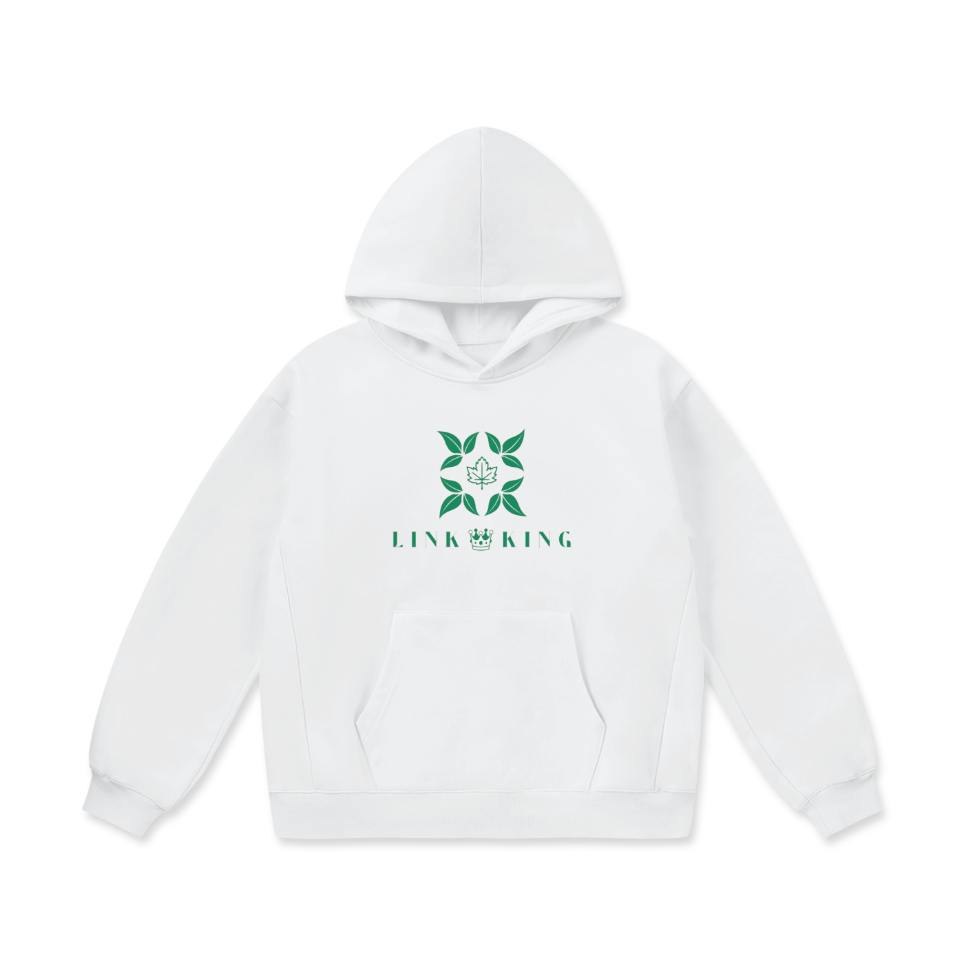 Link King Sweet Leaf Oversize Heavyweight Fleece Hoodie