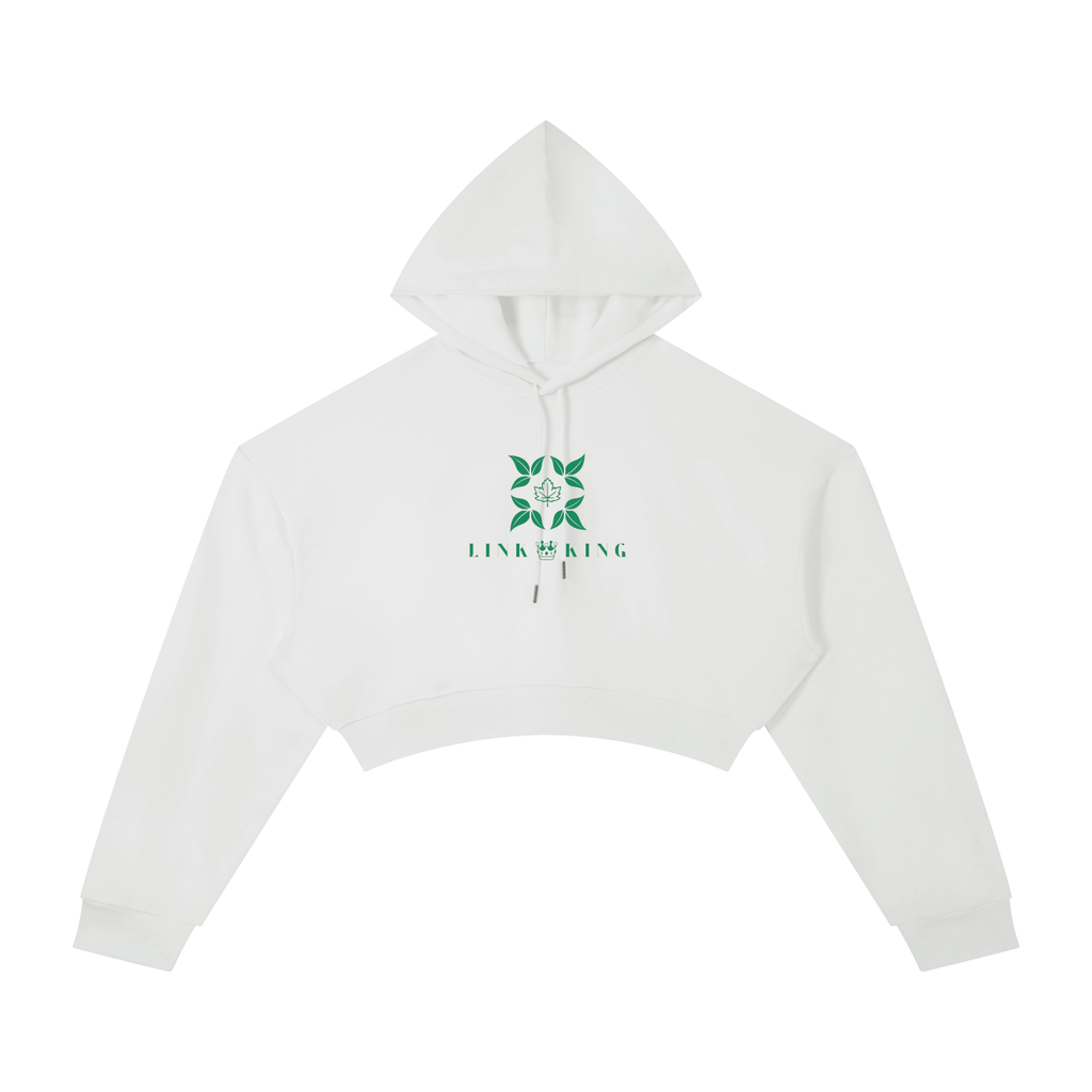 Link King Sweet Leaf Essential Cropped Hoodie