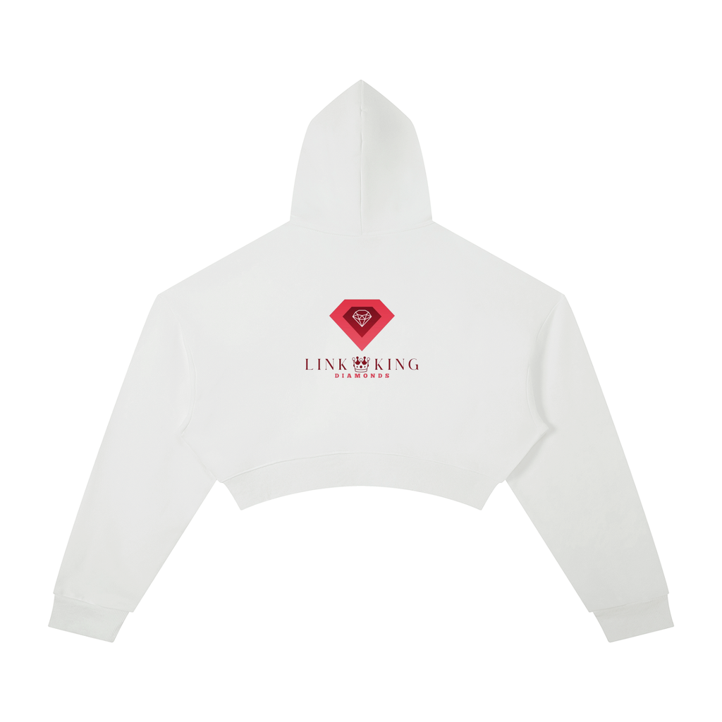 Link King Diamonds Essential Cropped Hoodie
