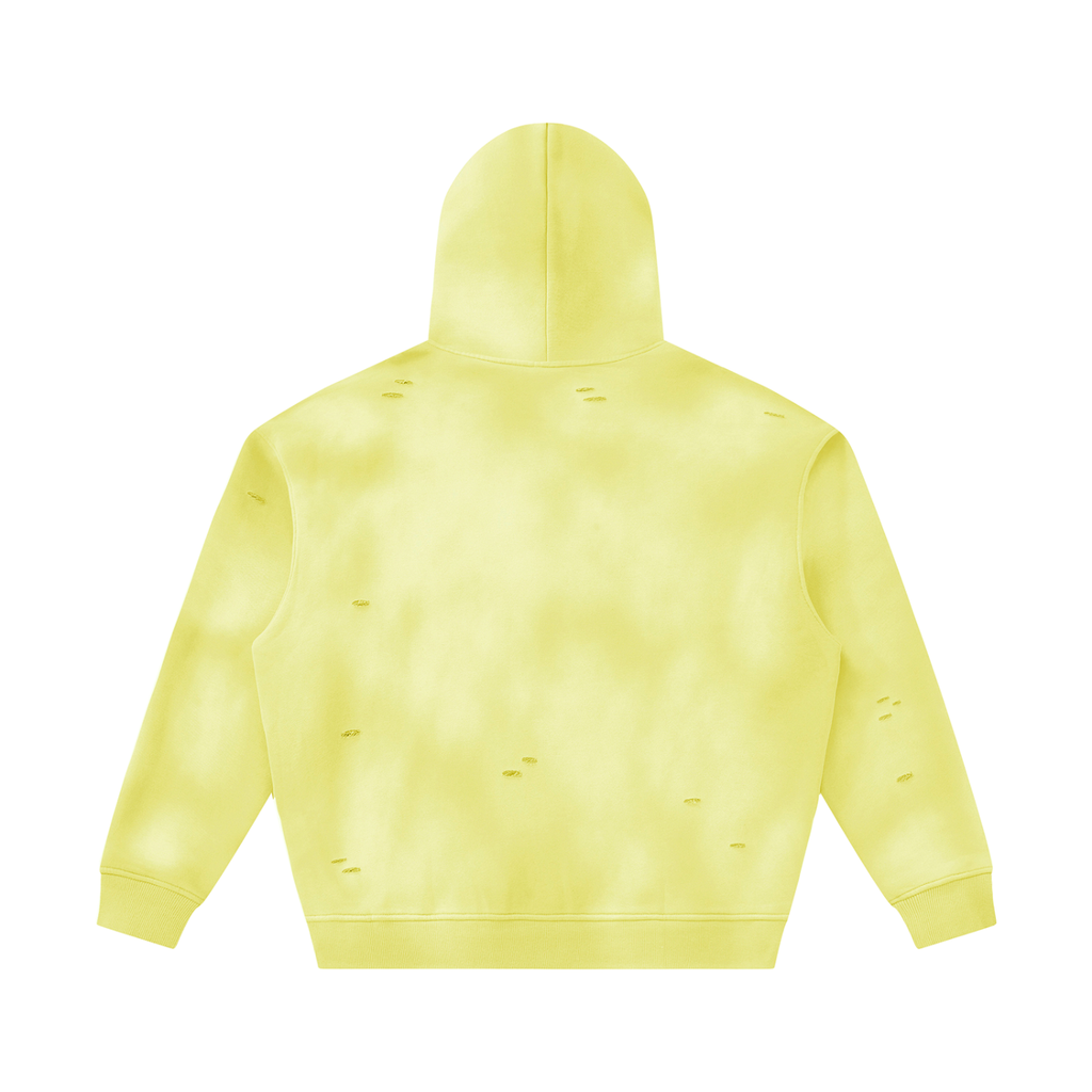 Link King 98 Sunfade Frayed Fleece Hoodie