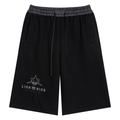 Link King Eat or get Ate Plaid Waistband Shorts