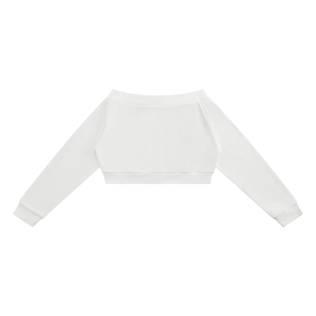 Link King Women's Off-Shoulder Full Zip Hoodie